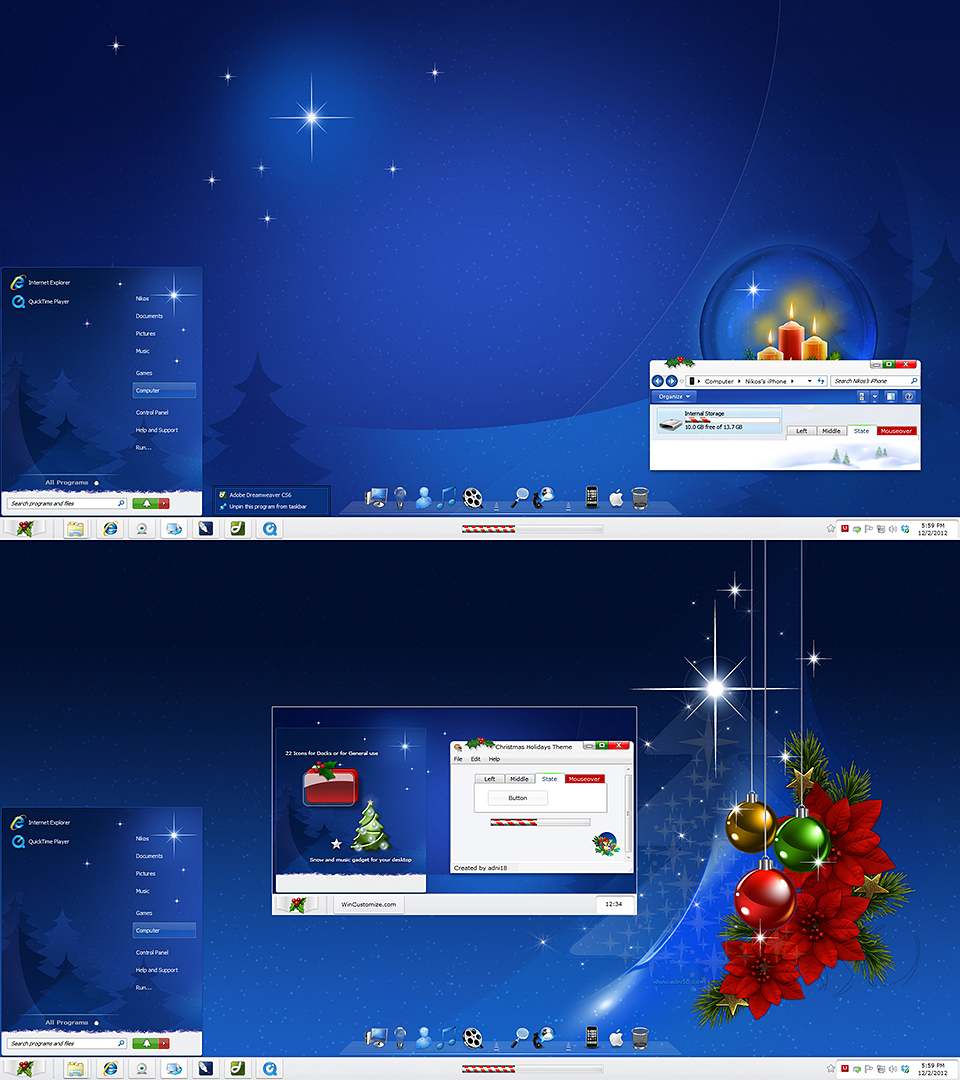 Christmas Holidays Theme