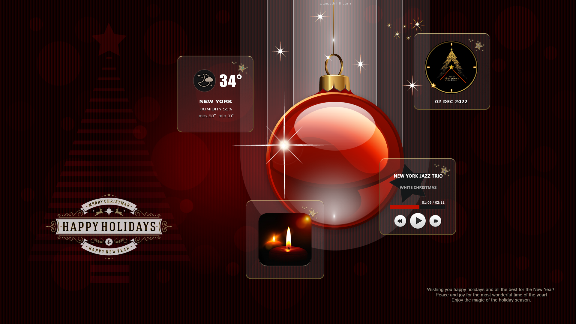 RM-CHRISTMAS (RAINMETER)