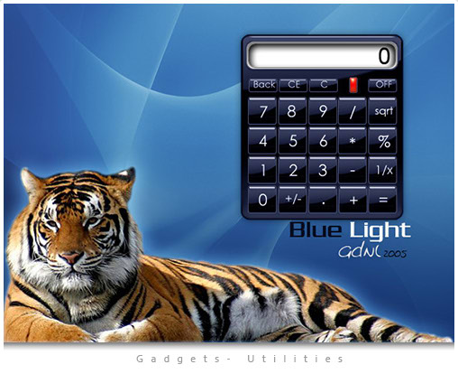 BL Calculator Blue  [Gadget - Widget]