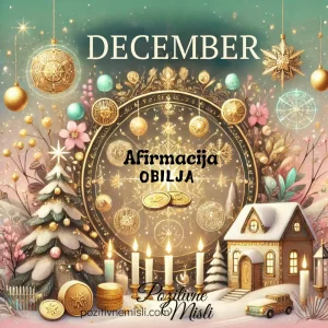 Afirmacija obilja za December