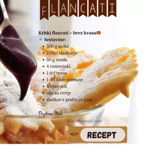 Krhki flancati - recept